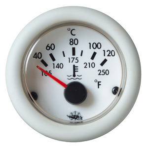Guardian temperature gauge H20 40-120° white 12 V